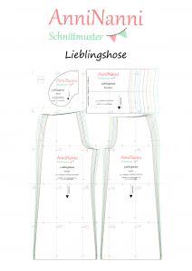 Schnittmuster für eine einfache Hose