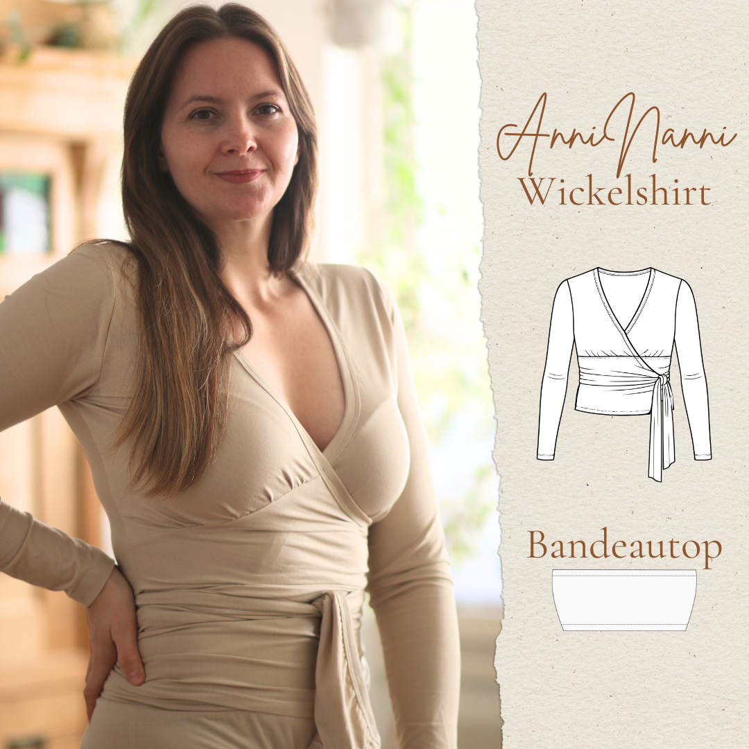 Schnittmuster Wickelshirt